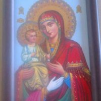 Св. Богородица Троеручица. Икона, снимка 1 - Икони - 39177040