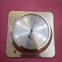 Стар месингов термометър. , снимка 3 - Антикварни и старинни предмети - 33962385