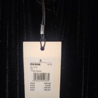 Дамска рокля в черно кадифе midi dress размер S BIK BOK цена 50 лв. + подарък сребърно колие, снимка 6 - Рокли - 42606371