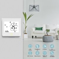 MoesGo Smart WI-FI програмируем термостат 16A/температурен контролер за ел. отопление,Tuya/SmartLife, снимка 6 - Други - 40804219