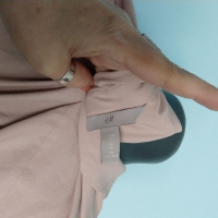 Копринена риза с дълбоко деколте "H&M"® / голям размер , снимка 5 - Ризи - 36224359