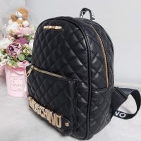 Черна раница Love Moschino код Br101, снимка 4 - Раници - 39425650