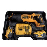 Акумулаторен Саблен Трион DeWalt 24v 6Ah Прав Трион Девалт TSTAK куфар , снимка 2 - Куфари с инструменти - 41956653