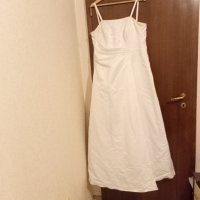 Булчинска рокля с обръч, снимка 1 - Сватбени рокли - 44438266