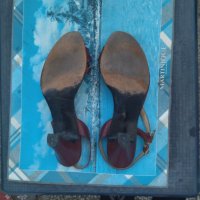 Дамски сандал вишнев на цвят №39, снимка 5 - Сандали - 41775134