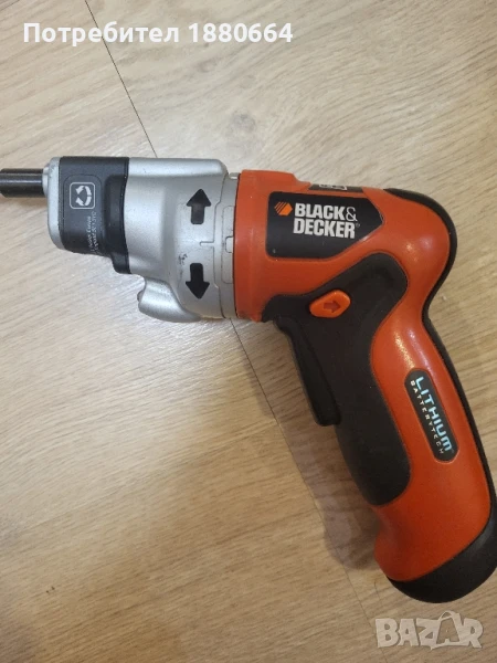 Отвертка BACK&DECKER 3.6V Li ion, снимка 1