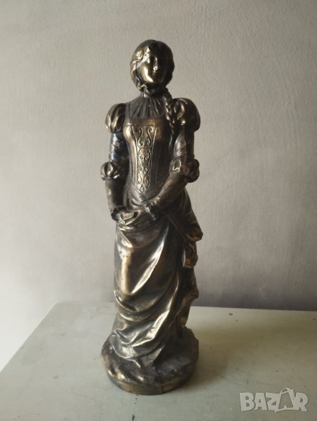 метална статуетка-викториянска дама, снимка 1