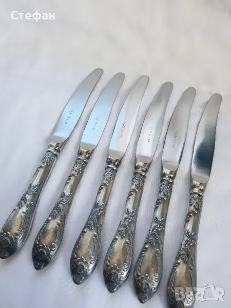 Комплект посребрени ножове, снимка 1