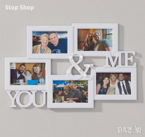 ТИ И АЗ LED светеща рамка за фото колаж, снимка 1