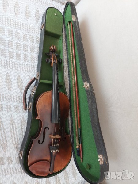 Стара немска цигулка, 1843 година, снимка 1