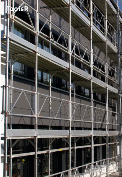 Фасадно, скеле, рамково, тръбно, поцинковано Под наем!!!, снимка 1