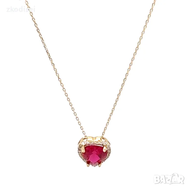 Златно колие 2,29гр. 42см. 14кр. проба:585 модел:26624-3, снимка 1