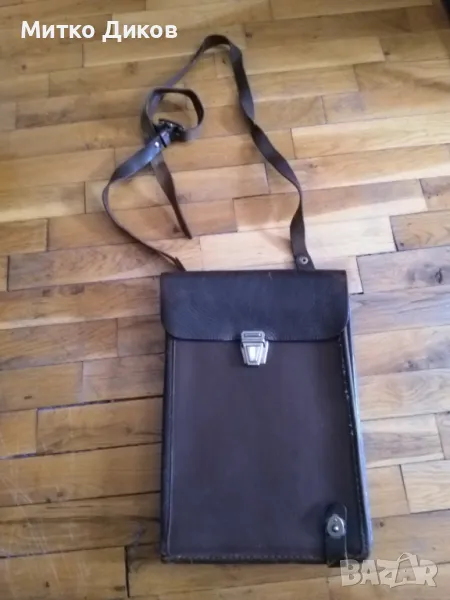 Командирска чанта естествена кожа №5 305х210мм, снимка 1