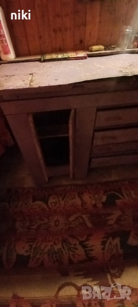 работен шкаф. Дължина 1.26см. ширина55см. височина68см, снимка 1