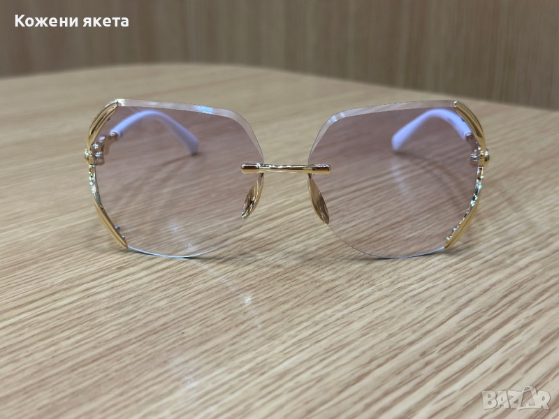 Уникални дамски слънчеви очила с прозрачни стъкла без диоптър, снимка 1