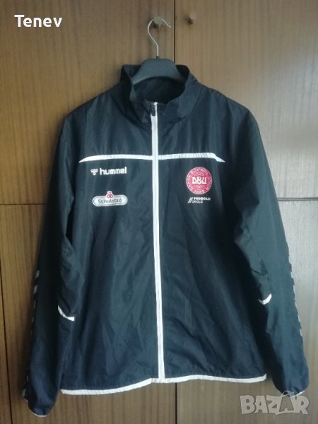 Denmark Hummel Дания оригинално черно мъжко яке L размер, снимка 1