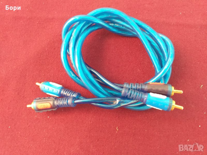 HIGH resolution OFC  Gold Аудио кабел, снимка 1