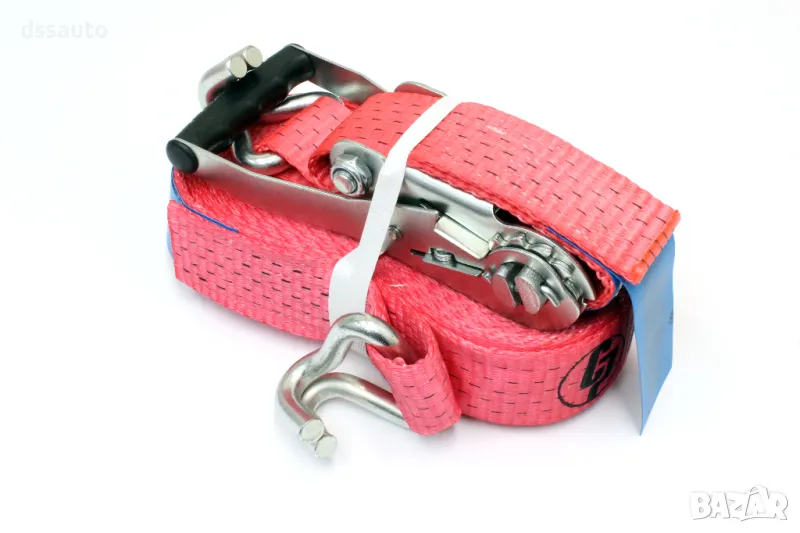 Колан с тресчотка за укрепване на товар 10 м 50 мм 5 тона Пътна Помощ Платформа Тир, снимка 1