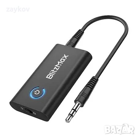 Предавател с Bluetooth 5.2 BlitzMax, BT05, aptX, снимка 1