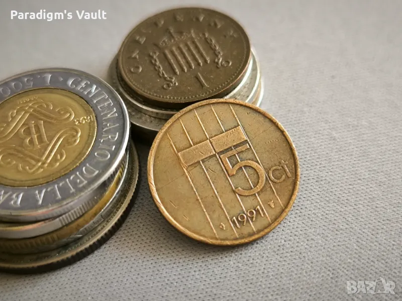 Монета - Нидерландия - 5 цента | 1991г., снимка 1