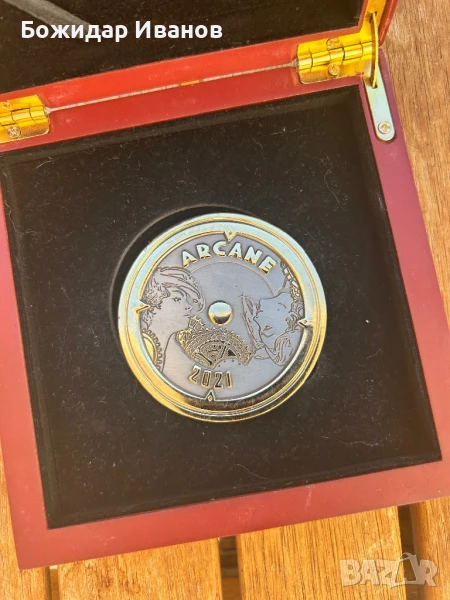 колекционерска монета Arcane coin League of Legends 2021, снимка 1