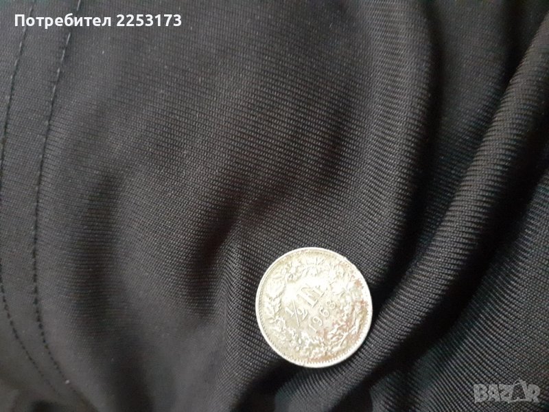 1/2 Швейцарски франк 1968г, снимка 1