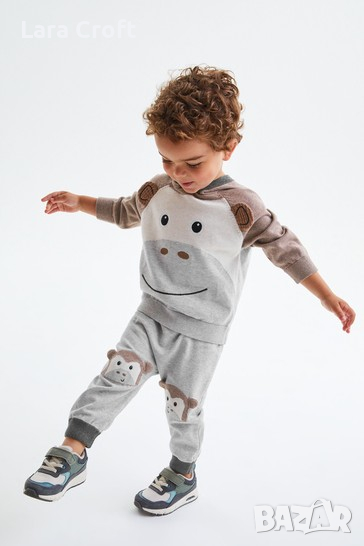 Next НОВА блузка с маймунка и плетени ушички размер 98, 2-3 годинки, снимка 1