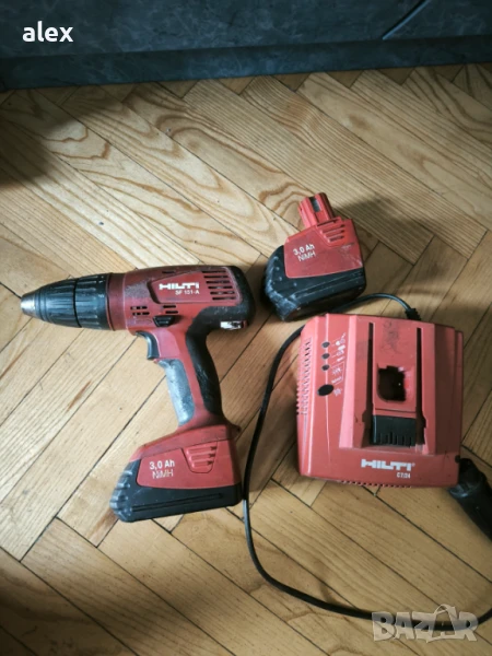 винтиверт Hilti +зарядно +2батерии, снимка 1