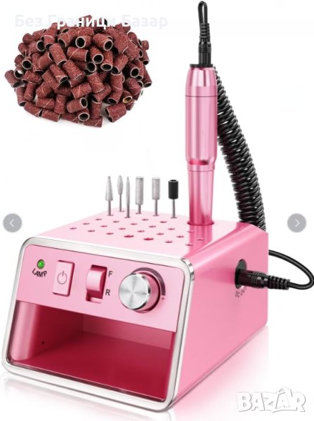 Нова електрическа пила за нокти маникюр USB, Тиха Работа, Портативен Дизайн, снимка 1