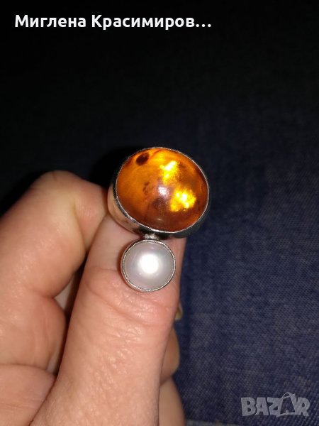 Масивен сребърен пръстен , снимка 1