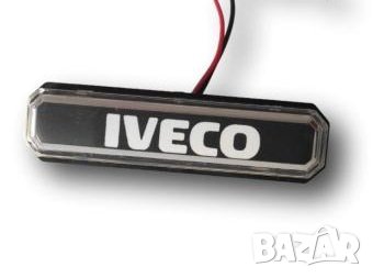 Габарити Лед Неон Iveco Ивеко червен,оранжев,бял лого 12/24V, снимка 1