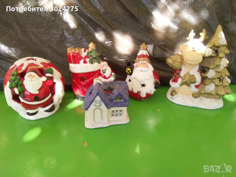 Коледни свещници- декорация, снимка 1