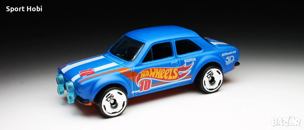 Hot Wheels 1970 Ford Escort RS1600 (HW 50th Race Team), снимка 1