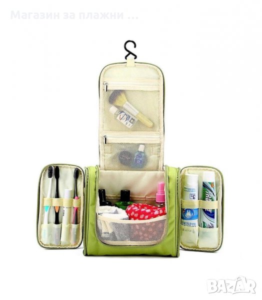 КОЗМЕТИЧЕН НЕСЕСЕР ЗА ПЪТУВАНЕ С КУКА ЗА ЗАКАЧАНЕ - код 2092, снимка 1