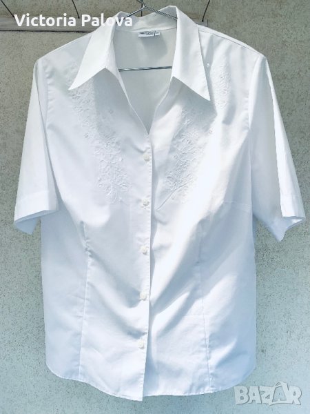 Красива бяла риза/блуза ERFO Германия, снимка 1