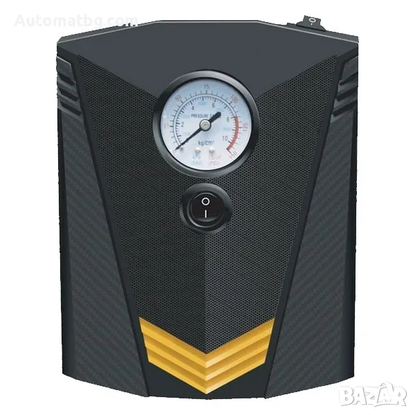 Компресор за гуми Automat, 12V, 100W, 150PSI, Черен, снимка 1