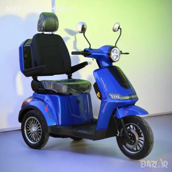 Електрическа триколка Maxmotors FM2 PRO 1800W/60V/25Ah Blue, снимка 1