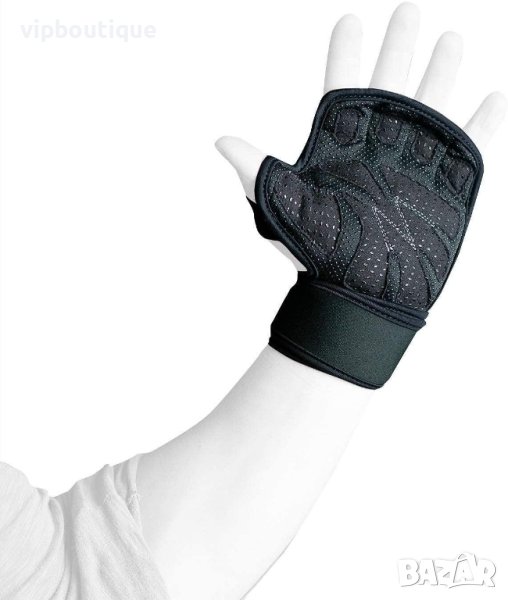 Отворени Ръкавици за Кросфит и Фитнес Black, снимка 1
