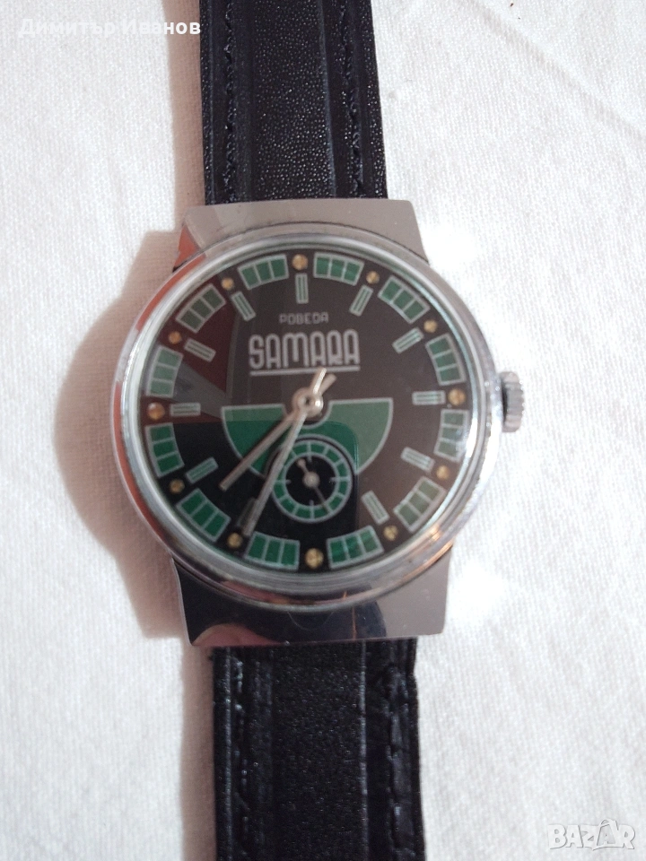 Победа Самара - съветски механичен часовник, с ръчно навиване. В изключително добро състояние! , снимка 1