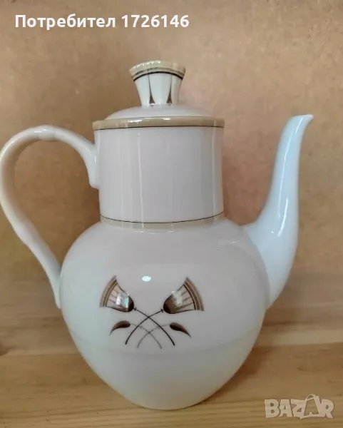 Порцеланов чайник Lotus Lidkoping, снимка 1