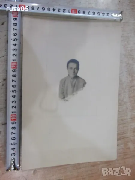 Снимка стара картон портрет на жена - 1, снимка 1