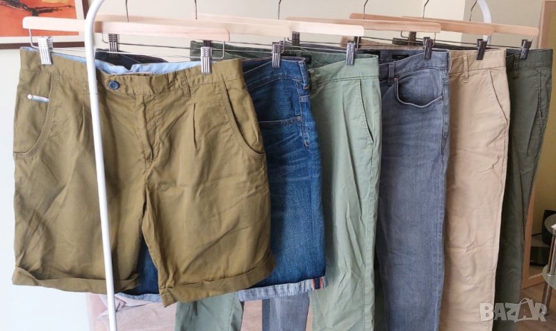 Лот мъжки дрехи 30бр. (ризи, панталони, блейзъри) - Zara, H&M, Bershka, снимка 1