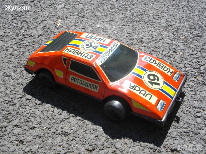  СТАРА ЛАМАРИНЕНА ИГРАЧКА КОЛИЧКА СССР АВТОРАЛЛИ УРАЛ КАВКАЗ, снимка 1
