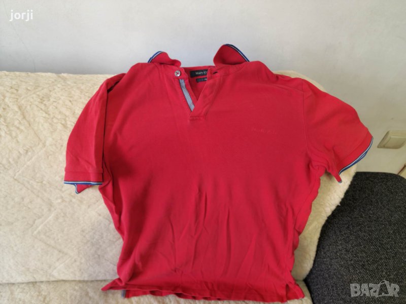 MARC O'POLO Тениска с яка и копчета, снимка 1