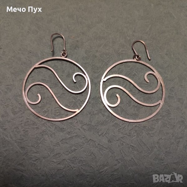 Сребърни обеци (93), снимка 1