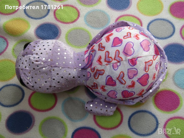 Плюшена играчка лилава костенурка, снимка 1