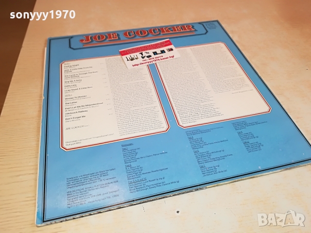 ПОРЪЧАНА-JOE COCKER-ВНОС GERMANY 1003221237, снимка 14 - Грамофонни плочи - 36056126