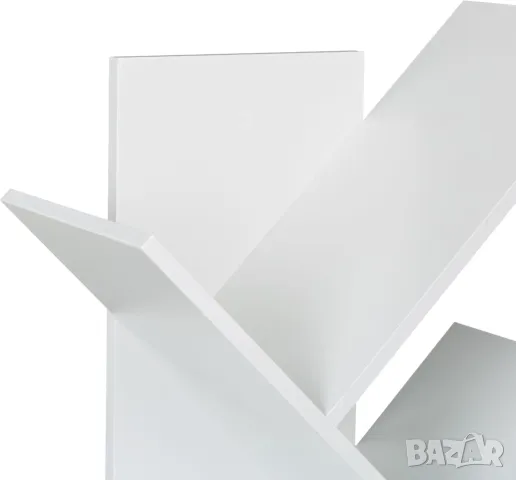 Рафт секция, библиотека дърво за книги 9 нива с чекмедже, избор на цвят, снимка 6 - Етажерки - 49723934