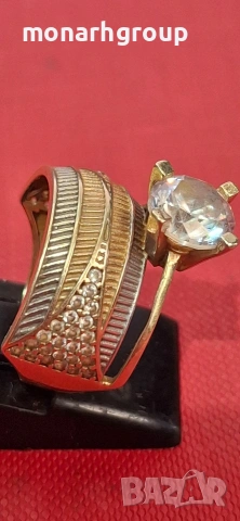 Златен пръстен, снимка 3 - Пръстени - 53781982