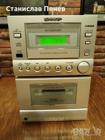 Sharp XL-505 Micro Component System , снимка 4 - Ресийвъри, усилватели, смесителни пултове - 53296569
